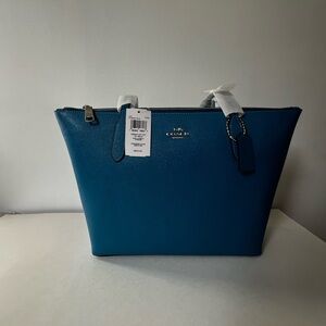 Coach Teal Women's Tote Bag